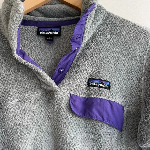Patagonia Re-Tool Fleece Snap-T Pullover Sweater Size Medium - Picture 6 of 12